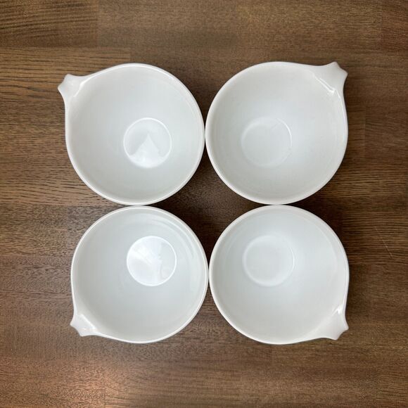 4 Vtg Corelle Butterfly Gold Hook Handle Coffee Tea Cup 6oz Stackable 70s MCM - Picture 4 of 10